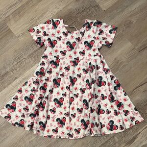 Floral mouse print Kids Dress